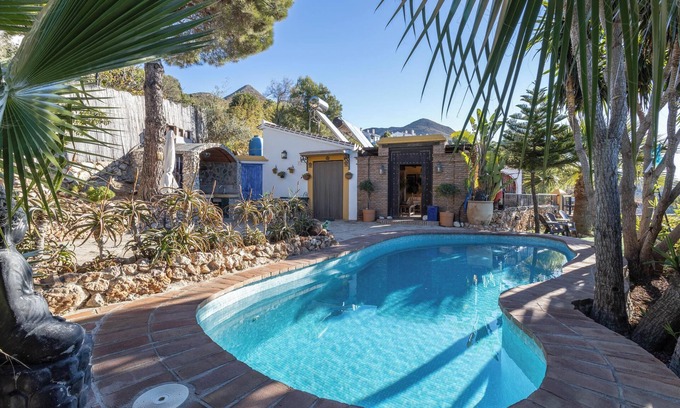 Competa Villa | Villa "madre tierra pool jacuzzi" with Mountain View, Pool, Whirlpool
