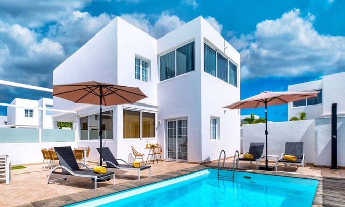 Playa Blanca Ski Chalet | Villa Marina Oasis - Private Pool, Air-Con and Sat TV By Lanzarote Vacation Homes