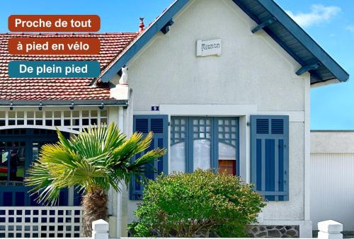 Saint-Jean-de-Monts House | Villa "MIGNON" avec studio indépendant, tout à pied, plage à 4 mn, 6 pers, 2 sde