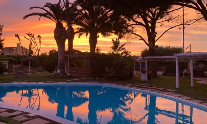 Quartu Sant'Elena Villa | Villa Oleandra Quartu Sant'Elena, 4bdr-private pool- tennis-car park-big garden