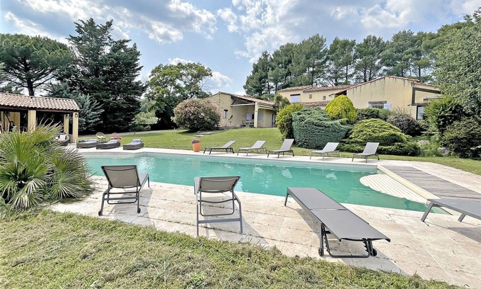 Salernes Villa | Villa Panorama - Grande Bastide de Charme Pour 14 Pers Avec Piscine, Spa, Tennis