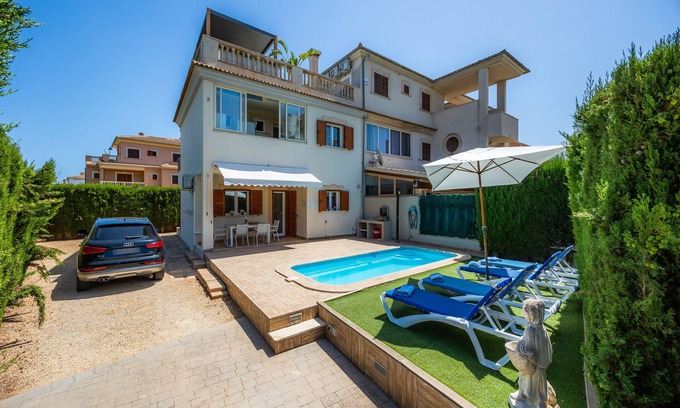 Alcudia House | Villa Paraíso - wifi, air conditioning and swimming pool