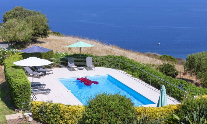 Calcatoggio House | Villa Pietri Mare Ajaccio Golfe de Sagone Breathtaking sea view