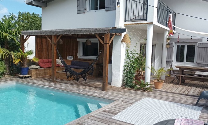 Tarnos Villa | Villa Piscine 8 Pers. Plage 2km