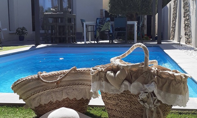 Montbazin Villa | Villa Plein Pied Avec Piscine Prés de la mer