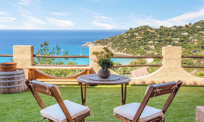 Torre delle Stelle Villa | Villa "Sardinia Villa Torre delle Stelle" with Sea View, 2 Private Terraces & Wi-Fi