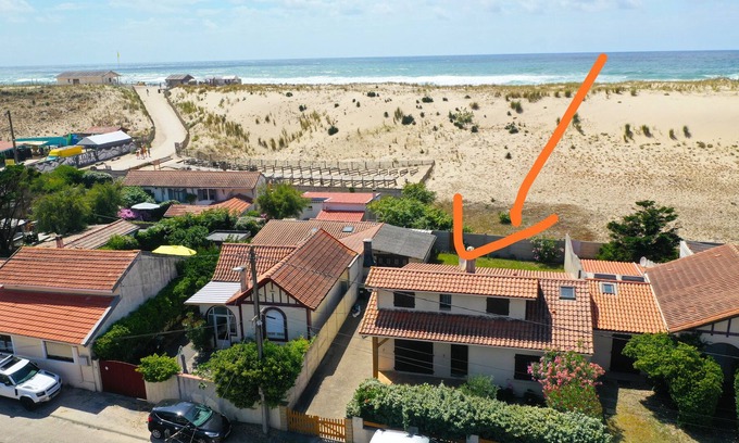 Lacanau-Ocean House | Villa sleeps 15, 50 meters from the South Lacanau Ocean Beach access