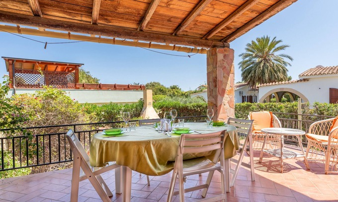 Costa Rei Villa | Villa "Sole A Due Passi Dal Mare" with Private Terrace, Balcony & Wi-Fi
