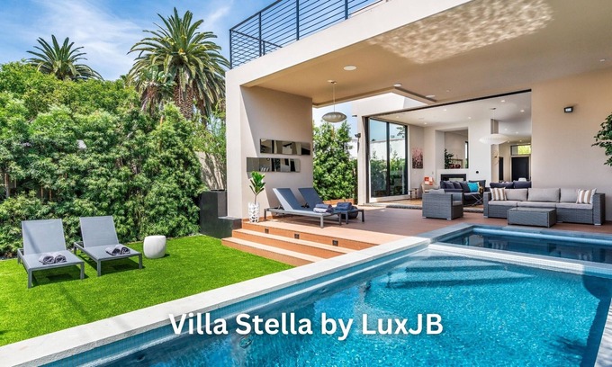 Beverly Hills Villa | Villa Stella by LuxJB π 14 Guests π 8 beds π Heated Pool & Gym π Superb Location