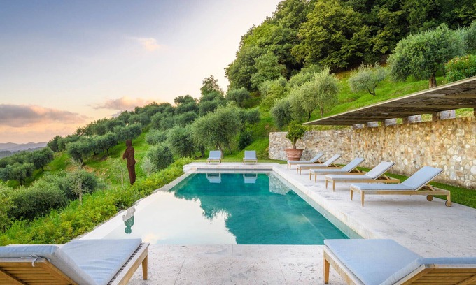 Lucca Villa | Villa Sunset, Luxury Farmhouse with Infinity Pool and Incredible Views in Lucca