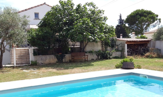 La Fare-les-Oliviers House | Villa terrace private pool garden between Aix and Salon. Sleeps 6.