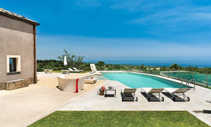 Zafferana Etnea Villa | Villa Torre Etnea - Holiday Villa Rental with swimming pool in Zafferana Etnea, Sicily