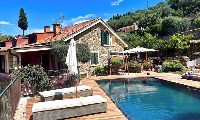Imperia Villa | Villa, tradition and design, Riviera Ligure/Costa Azzurra, SPA swimming pool sauna hydro