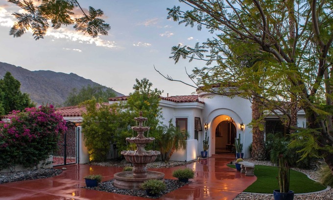 Palm Springs Villa | Villa Vista | Pool/Hot Tub + Golf/Canyon Views