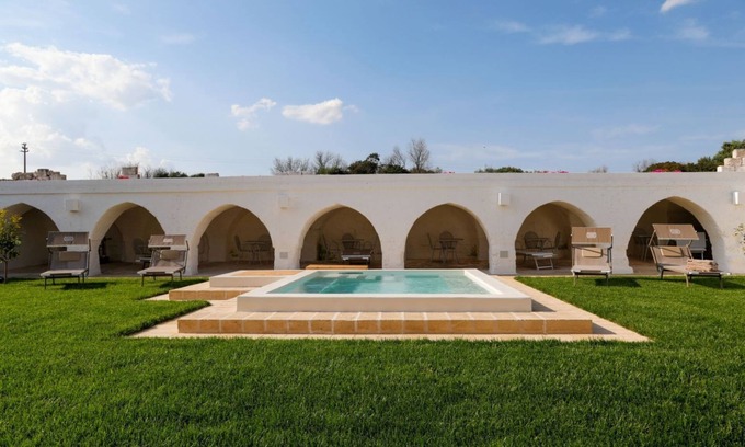 Manduria Villa | Villa with panoramic sea view terrace and private beach in Punta Prosciutto