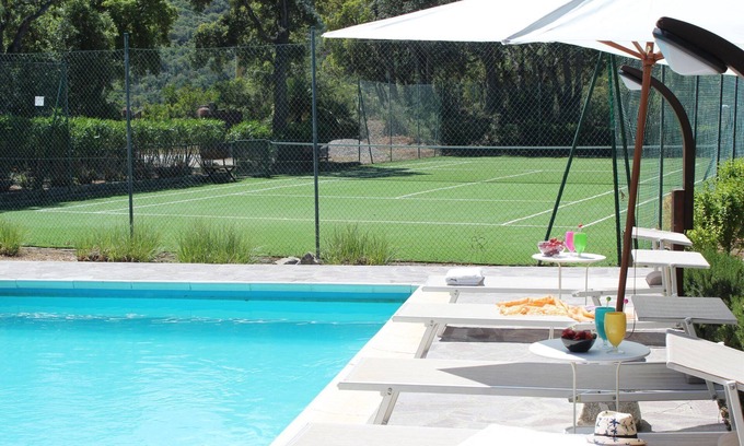 Naregno Villa | Villa with private pool and tennis two minutes with auto to the beach. Ferry Offers.