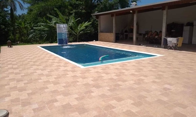 Peruibe House | Villa with swimming pool, barbecue and lots of greenery, close to the beach