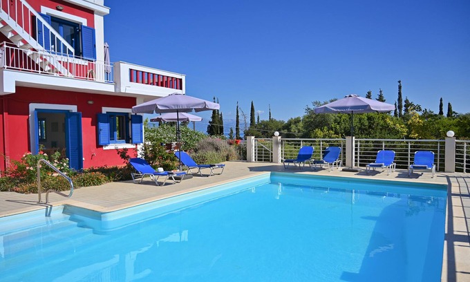 Fiskardo Villa | VILLA WITH TOTAL PRIVACY AND WALK DISTANCE TO THE BEACH AND FISKARDO CENTRE