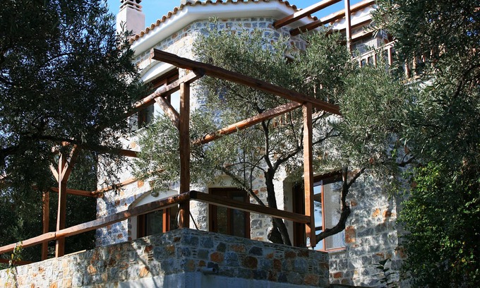 Skiathos Villa | VILLAS ZOE SKIATHOS - STONE VILLA, Luxury Newly Villas, spectacular sea views