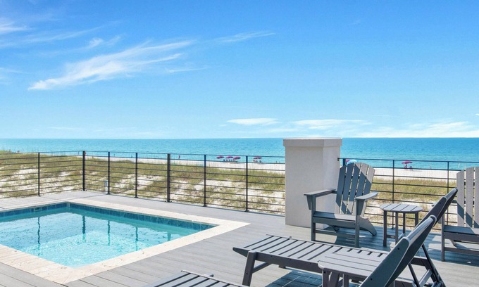 Ono Island House | Viviana #5 | Beachfront Views + Private Pool!