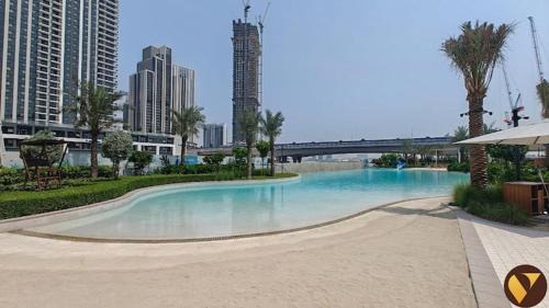 Madinat Zayed Apartment | Vogue Rosewater Two Bedroom Apartment with balcony at Dubai Creek Harbour and access to man made beach, Pool, Gym, Kids Area and Near Shopping