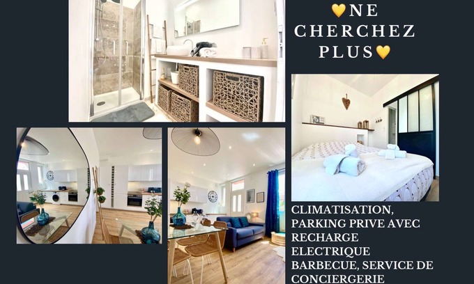 Montauban Apartment | Voyage au canal with private parking and air conditioning