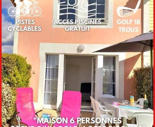 Bourgenay House | "VUE SUR LE GOLF" Maison 6 personnes, au cœur du Golf, village vacances, accès piscines gratuit