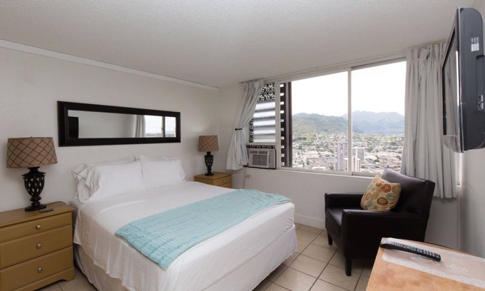 Waikiki Apartment | Waikiki Convention Center Studio with views from picturesque 35th floor