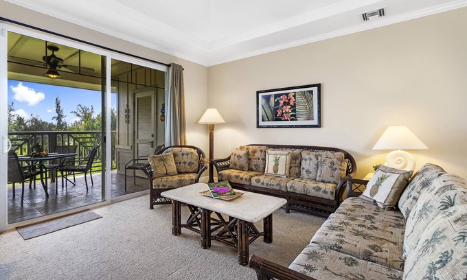 Waikoloa Villa | Waikoloa Beach Villas P32 - Beautiful Quiet Top Floor Villa with Golf Views!