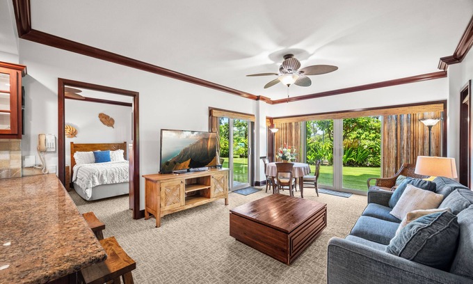 Wailua Condo | Waipouli Beach Resort Exquisite Luxury Garden View Large Yard Perfect for Fam