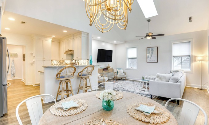North Carolina Coast Cottage | Walk to Beach: Cottage w/Yard in Kure Beach!