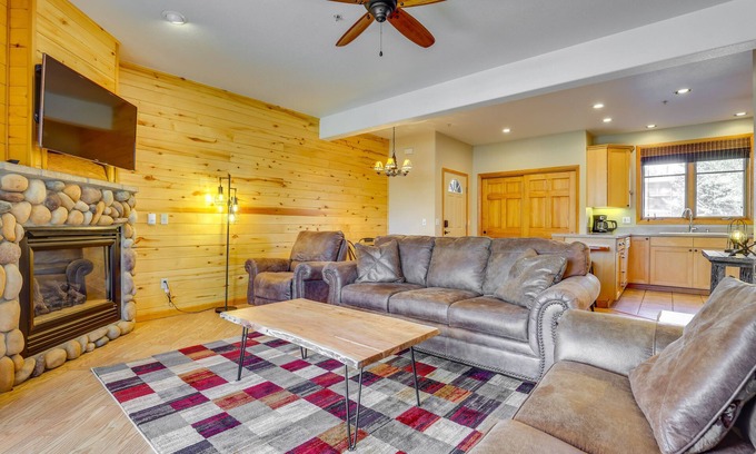 Grand Lake Condo | Walk to Main Street: Grand Lake Condo w/Patio
