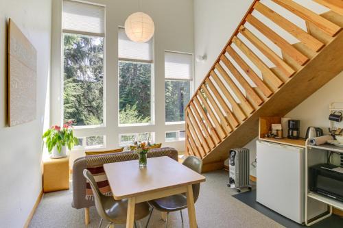 Seal Rock Apartment | Walk to Ocean! Forested Oregon Coast Getaway