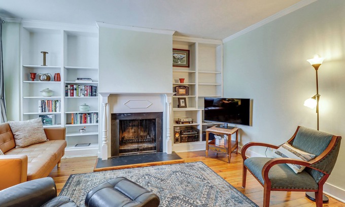 Old Town North House | Walk to Old Town: Chic Alexandria Abode w/Patio!