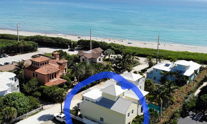 Juno Beach House | Walk to the beach, 300 feet away from the ocean.