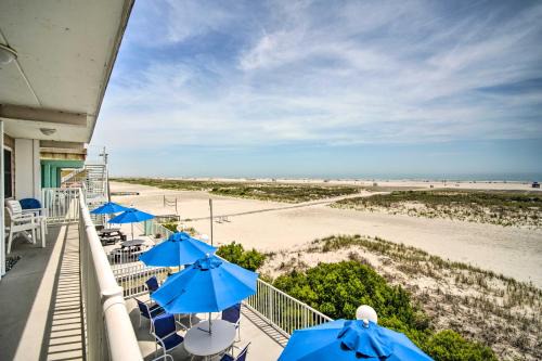 Wildwood Crest Apartment | Walk to Wildwood Beach Oceanfront Condo with View