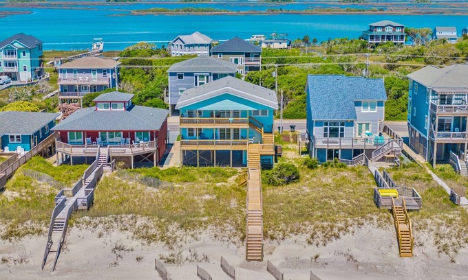 Topsail Beach House | Walking on Sunshine-Both Levels | Ocean Views!