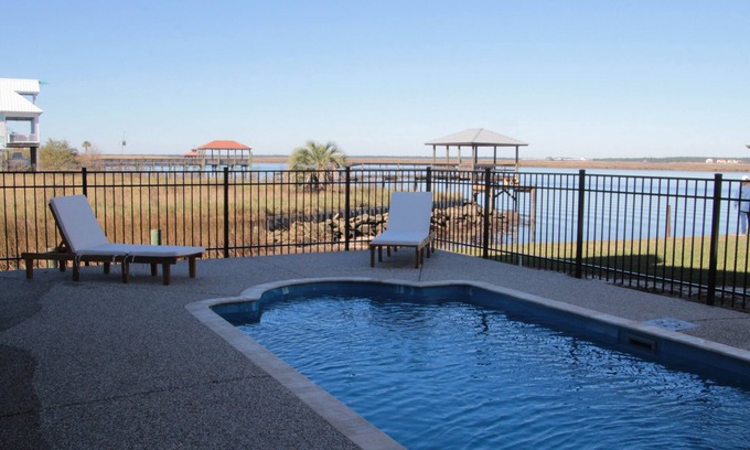 Bay St Louis House | Waterfront Bayhouse With Pool