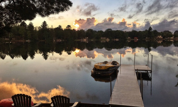 Rumely Cottage | Waterfront Cottage on Private "Farmer" Lake, Sleeps 12, Swim, Fish, Boat, ATV