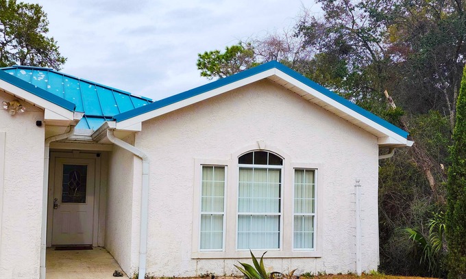 West Panama City Beach House | Waterfront home on Lake Powell with private dock & great deck - near beach & 30A