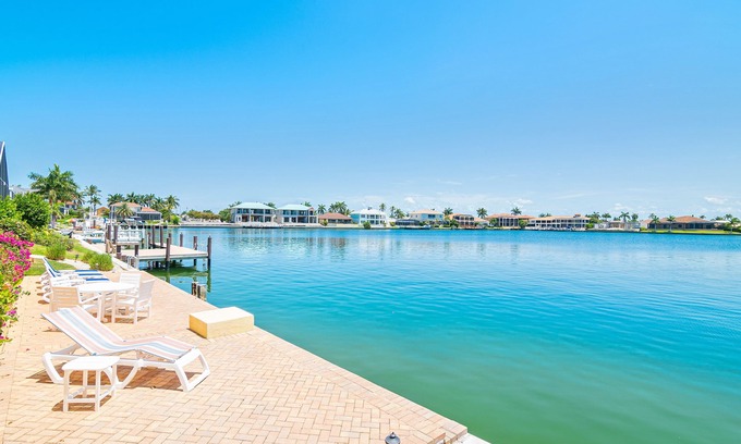 Marco Island House | Waterfront home w/pool, spa & 2nd floor balcony