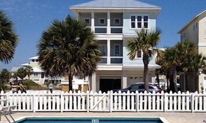 Navarre Beach House | Waterfront Home with Golf Cart, Kayaks, Bikes and Paddleboards!
