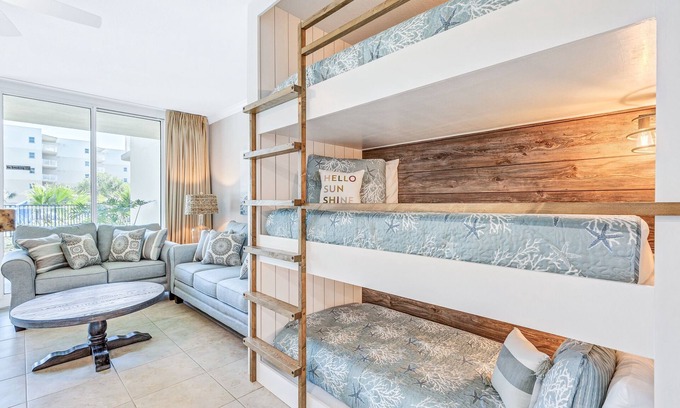 Fort Walton Beach Condo | Waterscape B218~Ground Level to Pool~1 Bedroom~Bunk House!
