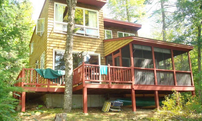 Raymond Cabin | Welcome to Dorie's Cottage! Cozy waterfront home with gorgeous sunset views!