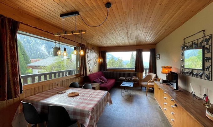 Cohennoz Apartment | Welcoming 6-Person Apartment, Central Cernix, 50m to Shops and ESF