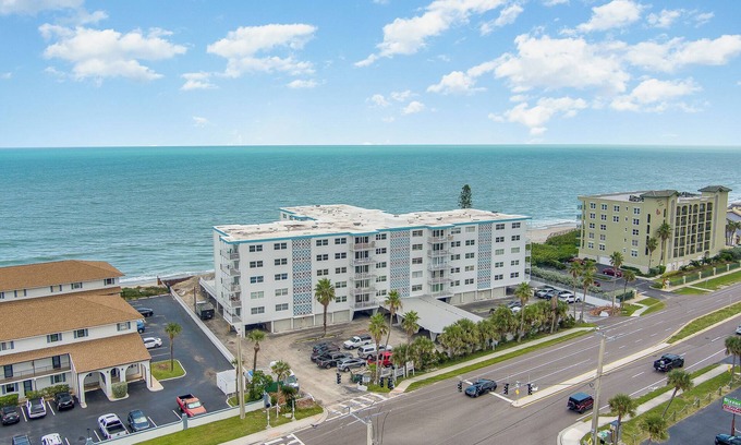 South Patrick Shores Condo | Welcoming ocean front 2-bedroom condo in Satellite Beach.