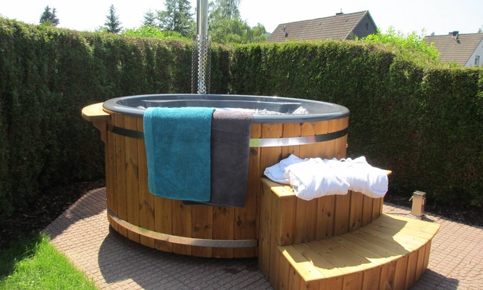 Windeck Apartment | Wellness in Windeck Dattenfeld Natursteig Sieg Stove Sauna Hot Tub