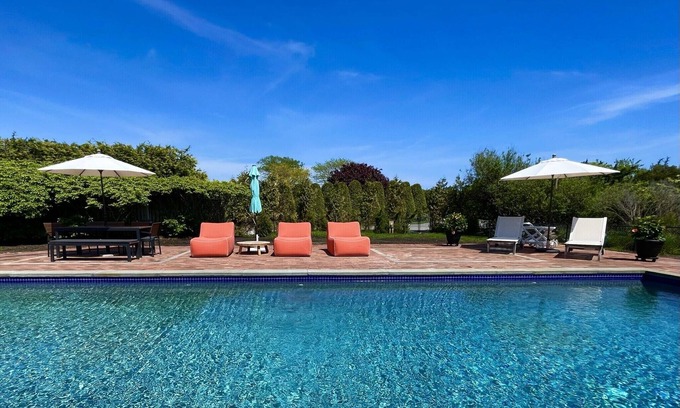 Remsenburg Villa | Westhampton Beach Resort Waterfront, Pool, Tennis