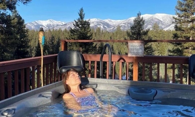 Seeley Lake Apartment | Whitetail View, Secluded, Hot Tub-Spectacular View.
