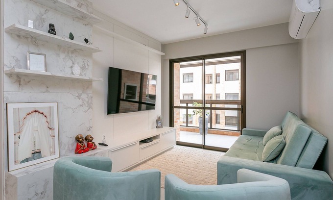 Itacorubi Apartment | WI-FI 500MB | Barbecue on the Balcony #ITAA09